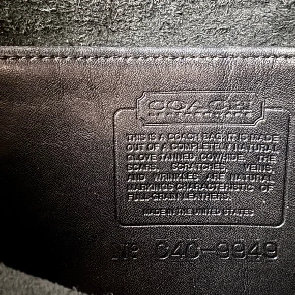 Vintage Coach NYC Saddle Bag - Picture 9 of 11